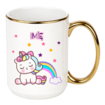 Kubek z dowolnym imieniem "Jednorożec"