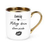 Kubek z dowolnym imieniem "Miłego dnia stara pizdo"