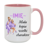 Kubek z dowolnym imieniem "Mała kopia wielki charakter"