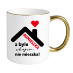 Kubek "Agnieszka z byle ch*jem nie mieszka !"