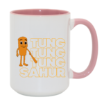 Kubek z napisem "Tung tung tung sahur"