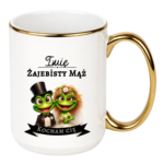 Kubek z dowolnym imieniem "Żajebisty mąż"