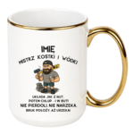 Kubek z dowolnym imieniem "Mistrz kostki i wódki"