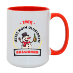 Kubek z dowolnym imieniem "Jesteś moim ulubionym bałwanem"