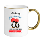 Kubek z dowolnymi imionami "Jesteś moim Serduszkiem''
