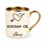 Kubek z dowolnym imieniem ,,Kocham Cię"