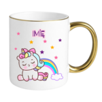 Kubek z dowolnym imieniem "Jednorożec"