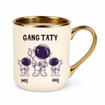 Kubek z dowolnymi imionami "Gang taty"