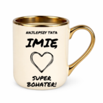 Kubek z dowolnym imieniem "Najlepszy tata"