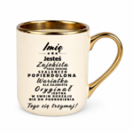 Kubek z dowolnym imieniem ,,Wariatka"