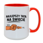 Kubek z dowolnym imieniem "Najlepszy tata na świecie"