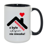 Kubek "Agnieszka z byle ch*jem nie mieszka !"