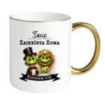 Kubek z dowolnym imieniem "Żajebista żona"