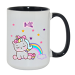 Kubek z dowolnym imieniem "Jednorożec"