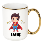 Kubek z dowolnym imieniem "Superbohater"