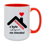 Kubek "Agnieszka z byle ch*jem nie mieszka !"