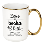 Kubek z dowolnym imieniem i dowolną liczbą lat doświadczenia "Boska"