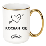 Kubek z dowolnym imieniem ,,Kocham Cię"