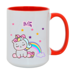 Kubek z dowolnym imieniem "Jednorożec"