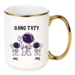 Kubek z dowolnymi imionami "Gang taty"