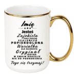 Kubek z dowolnym imieniem ,,Wariatka"