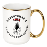 Kubek z dowolnym imieniem "Dyskutować z..."