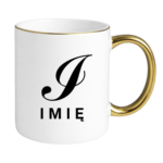 Kubek z dowolnym imieniem i literą