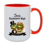 Kubek z dowolnym imieniem "Żajebisty mąż"