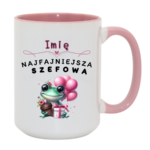 Kubek z dowolnym imieniem "Najfajniejsza szefowa"