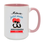 Kubek z dowolnymi imionami "Jesteś moim Serduszkiem''