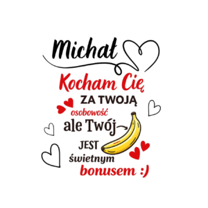 Kubek z dowolnym imieniem "Kocham Cię za twoją osobowość"