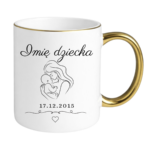 Kubek z dowolną datą i imieniem dziecka