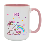 Kubek z dowolnym imieniem "Jednorożec"