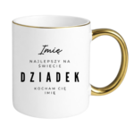 Kubek z dowolnym imieniem "Najlepszy na świecie dziadek"