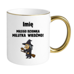 Kubek z dowolnym imieniem "Miłego dzionka"
