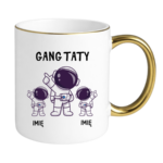 Kubek z dowolnymi imionami "Gang taty"