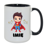 Kubek z dowolnym imieniem "Superbohater"