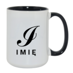 Kubek z dowolnym imieniem i literą