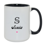 Kubek z dowolnym imieniem i literą