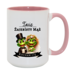 Kubek z dowolnym imieniem "Żajebisty mąż"