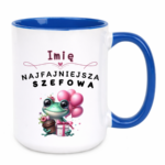 Kubek z dowolnym imieniem "Najfajniejsza szefowa"