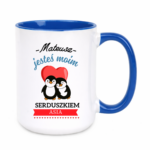 Kubek z dowolnymi imionami "Jesteś moim Serduszkiem''