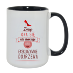 Kubek z dowolnym imieniem ,,Ona się nie starzeje"
