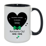 Kubek z dowolnymi imionami ,,Najlepszy Dziadek"