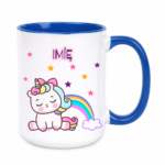 Kubek z dowolnym imieniem "Jednorożec"