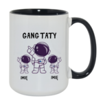 Kubek z dowolnymi imionami "Gang taty"