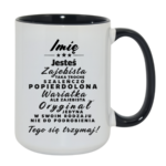 Kubek z dowolnym imieniem ,,Wariatka"