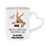 Kubek z dowolnym imieniem „Zajączek Wielkanocny”