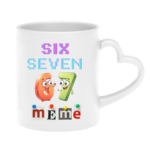 Kubek z napisem "Six Seven"