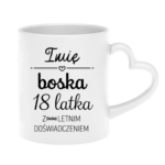Kubek z dowolnym imieniem i dowolną liczbą lat doświadczenia "Boska"